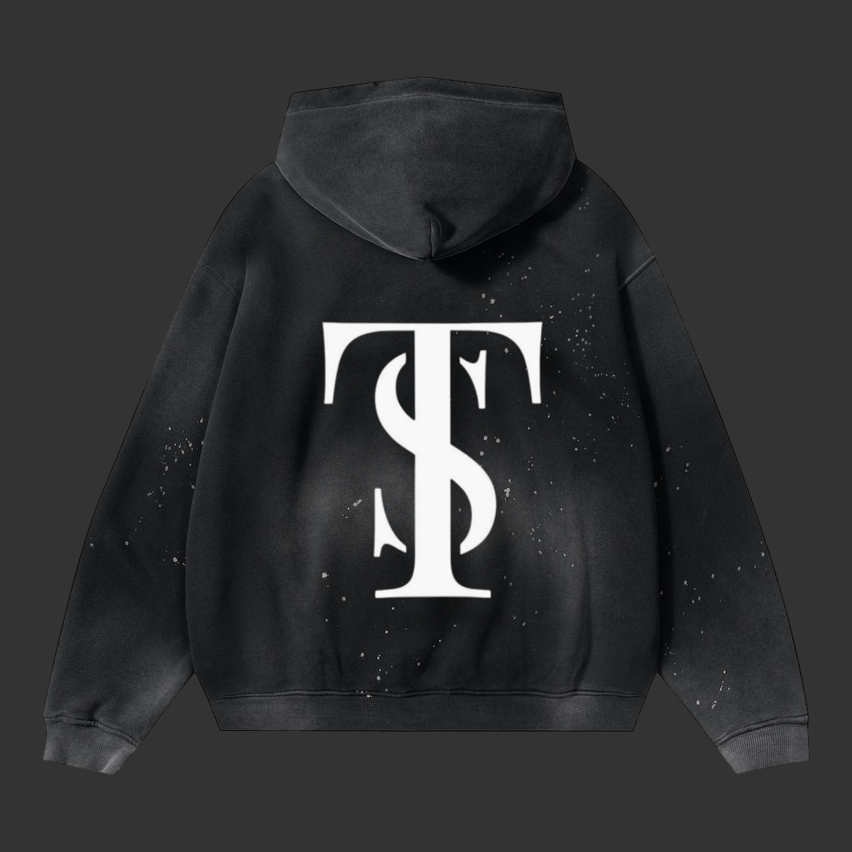 SLOVYTON Vintage Wash Frayed Hoodie