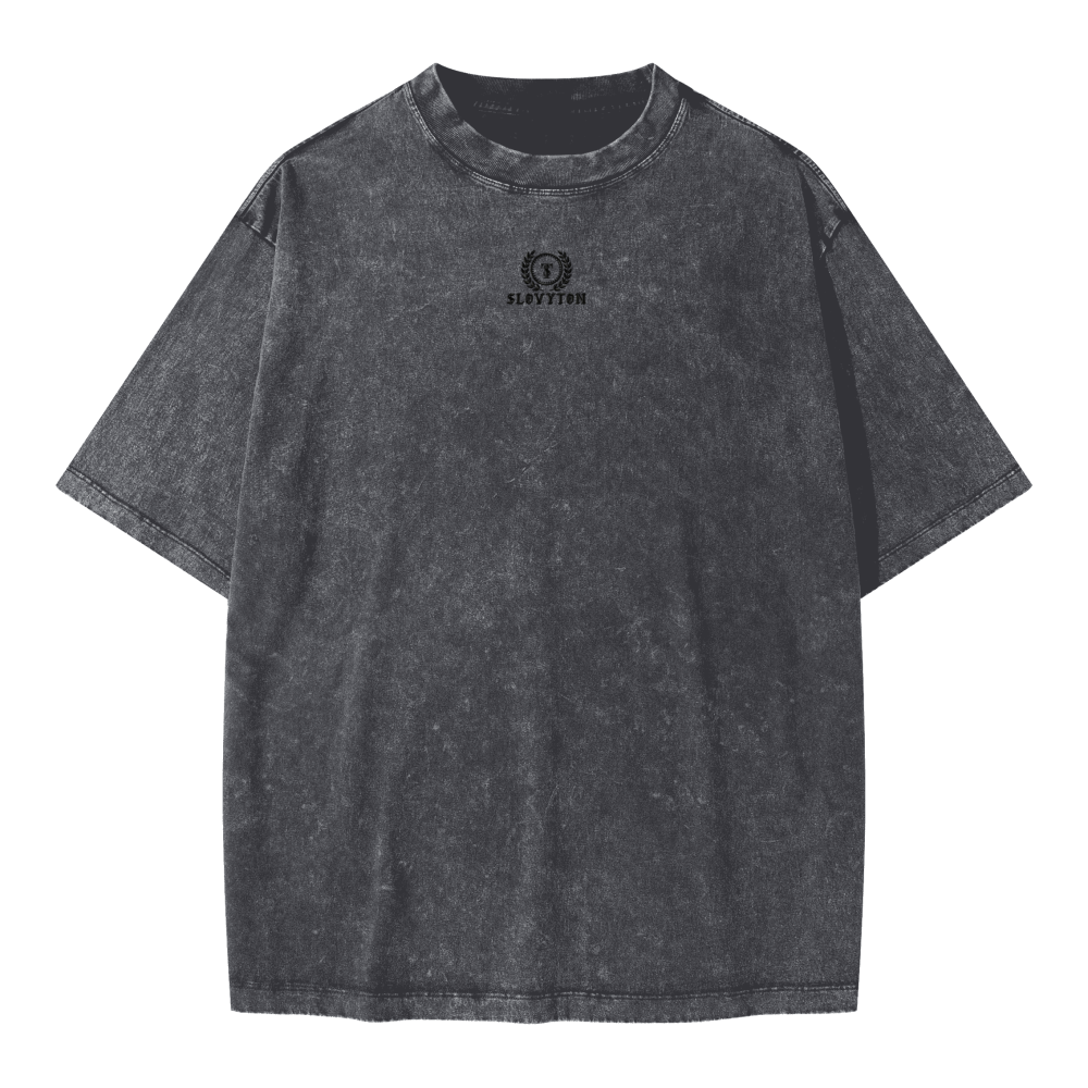 Unisex Oversized Snow Wash T-shirt(285GSM)
