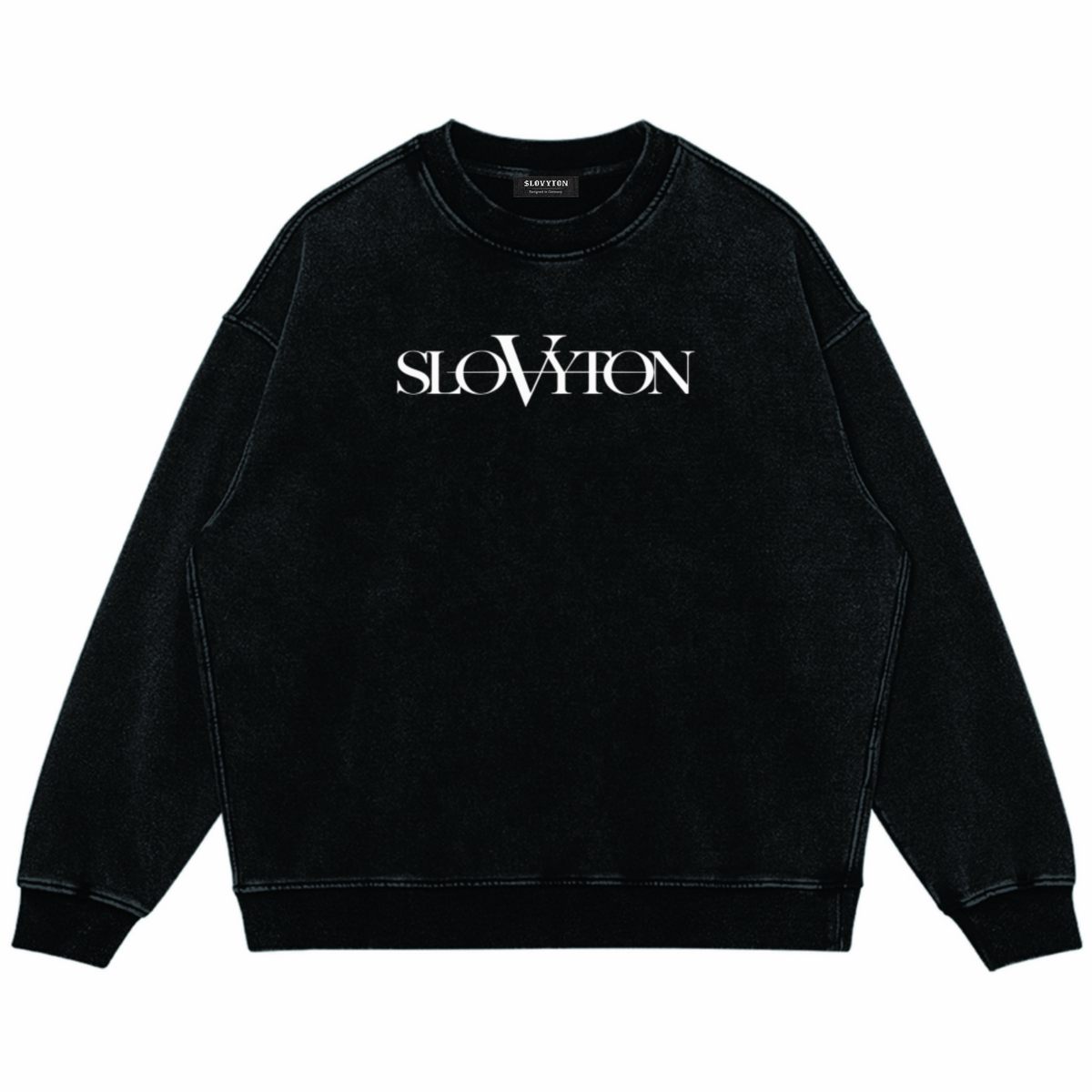 SLOVYTON: BLESSED WITH STYLE Oversized Faded Sweatshirt