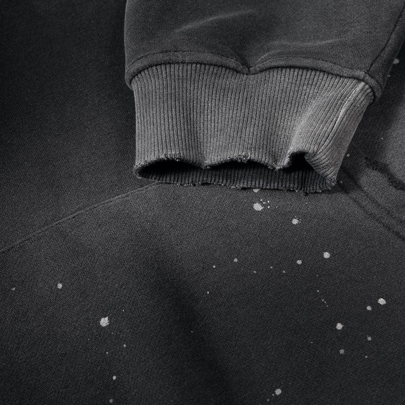 SLOVYTON Vintage Wash Frayed Hoodie